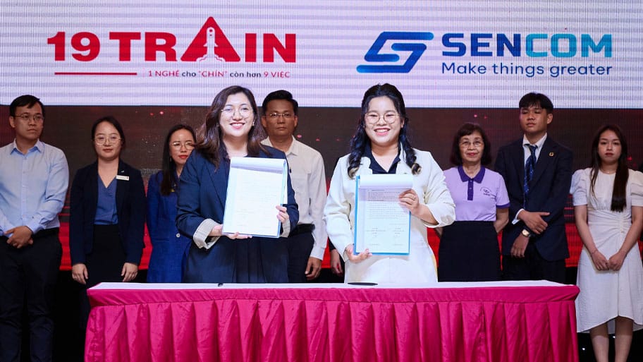 sencom hợp tác cùng 19Train