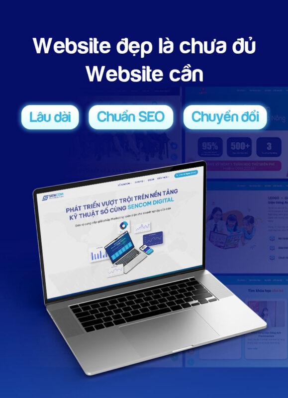 banner thiết kế website sencom mobile