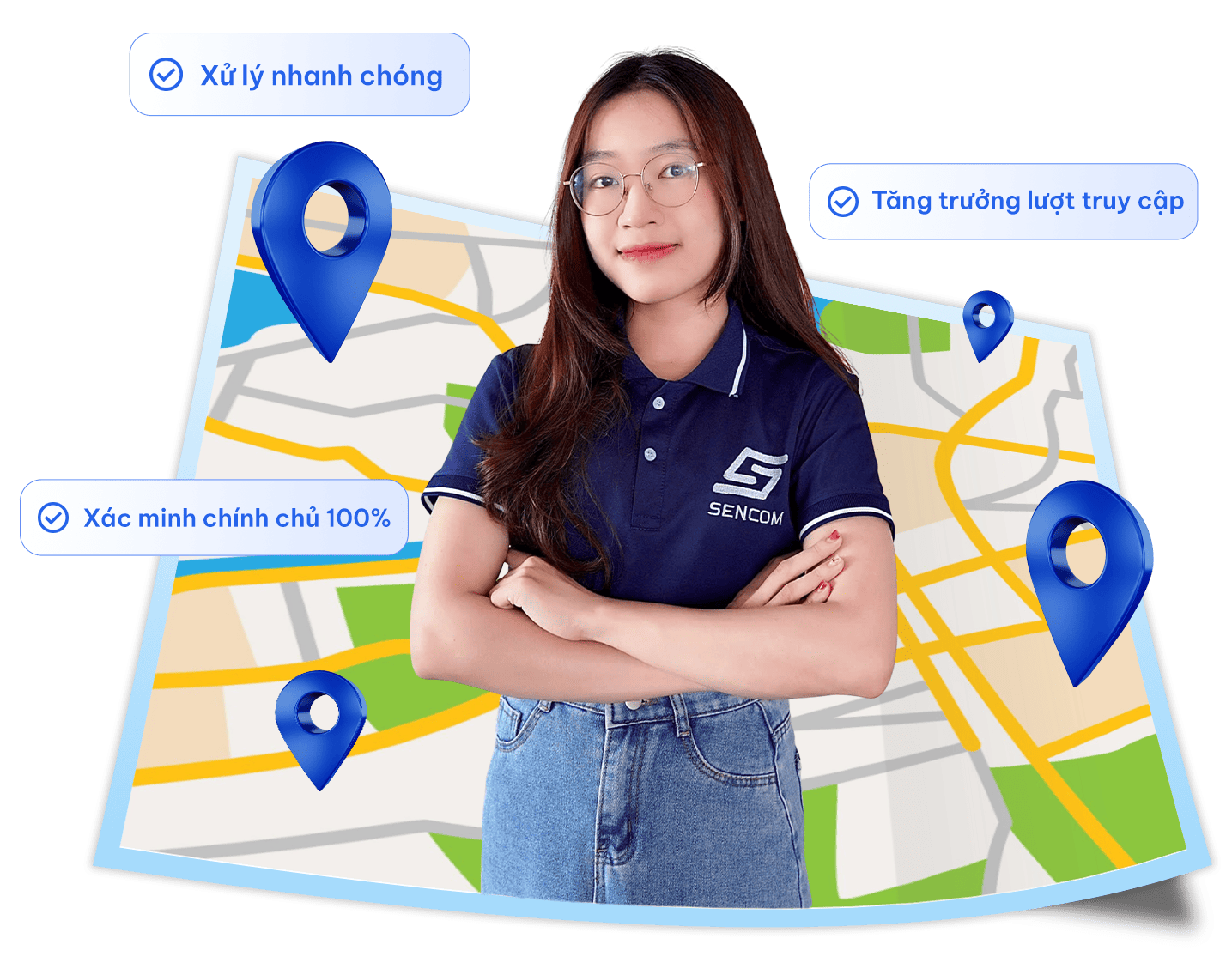 dịch vụ google maps sencom